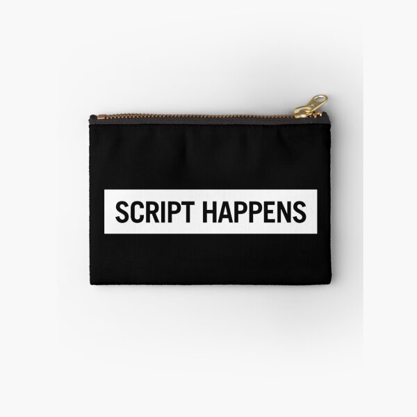 Item preview, Script Happens - White designed and sold by scriptblast.