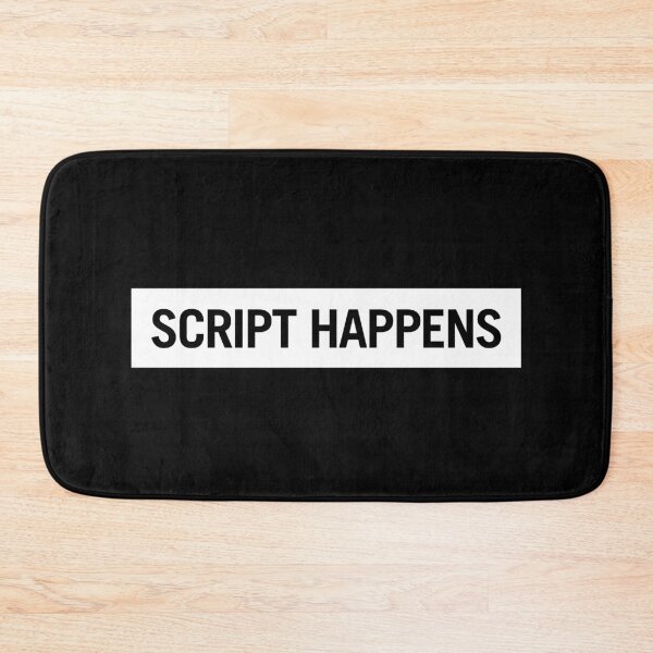 Item preview, Script Happens - White designed and sold by scriptblast.
