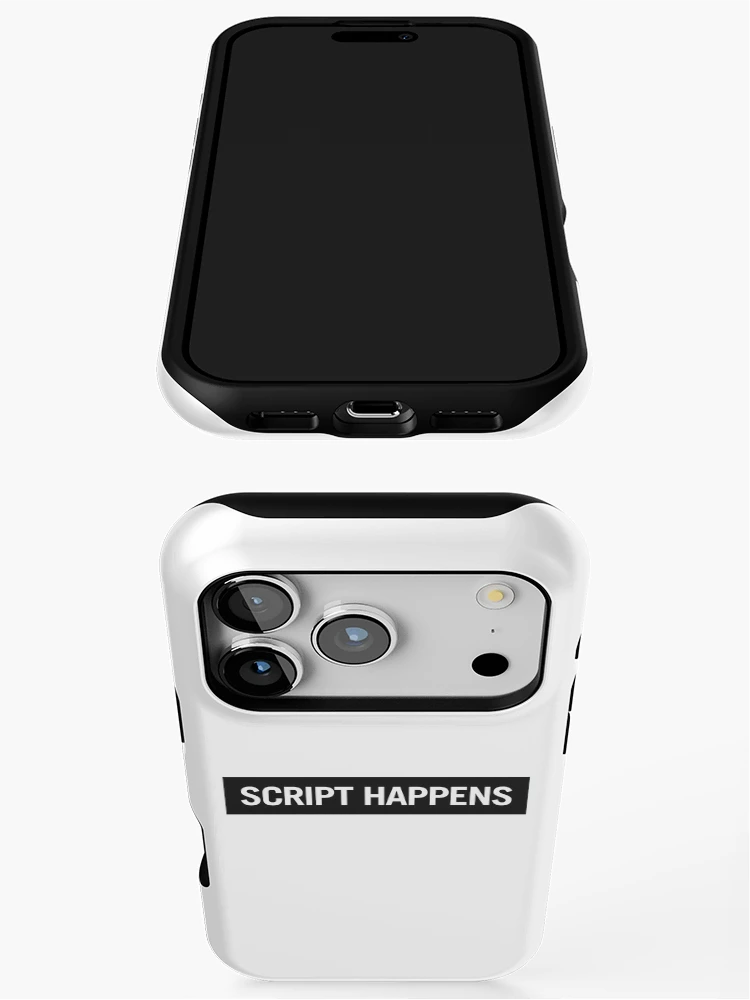 Thumbnail 3 of 4, iPhone Case, Script Happens designed and sold by scriptblast.