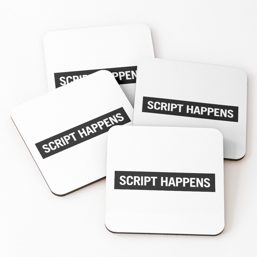 Item preview, Coasters (Set of 4) designed and sold by scriptblast.