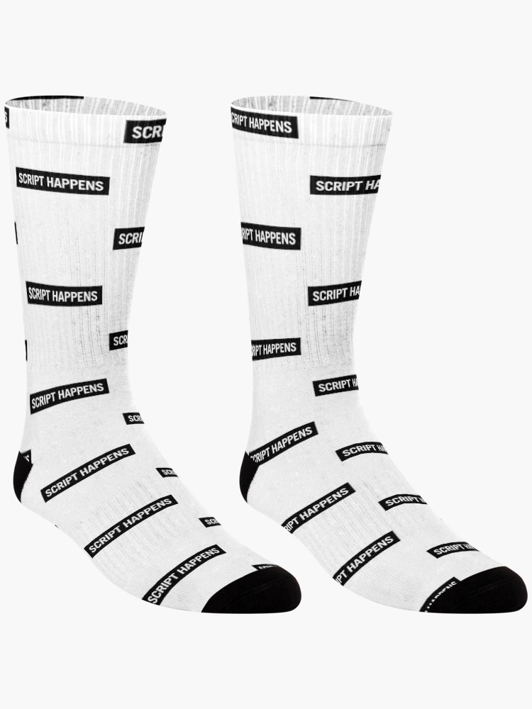 Thumbnail 3 of 5, Socks, Script Happens designed and sold by scriptblast.