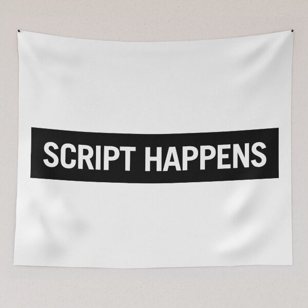 Item preview, Script Happens designed and sold by scriptblast.