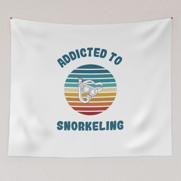 Item preview, Funny Gifts for Snorkelers - Addicted To Snorkeling designed and sold by WUOdesigns.