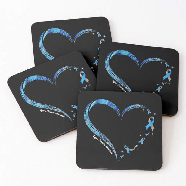 Item preview, Best T1D Warrior Heart Birthday Shirt Ribbon Diabetes Awareness Mothers Fathers Day T Shirt designed and sold by tuanitus.