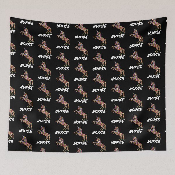 Item preview, Slightly wrong rainbow mosaic Unicorn Horse designed and sold by spiritual-tee.
