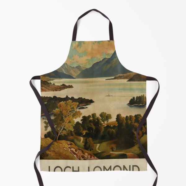 Item preview, retro classic Loch Lomond poster designed and sold by CorasPosters.