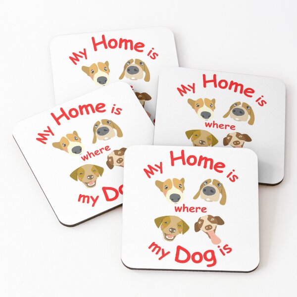 Item preview, My Home is Where My Dog Is designed and sold by ZanyPaintbrush.