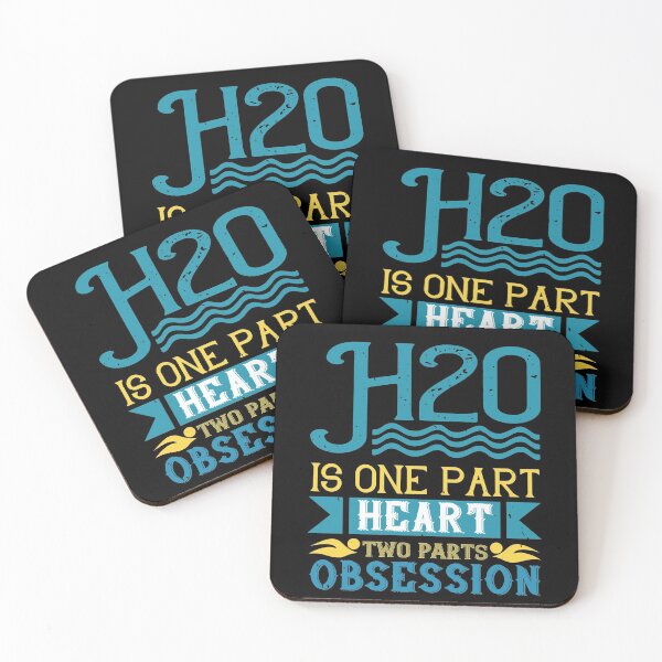 Item preview, H20 Is One Part Heart, Two Parts Obsession designed and sold by GoodVibeDesign.