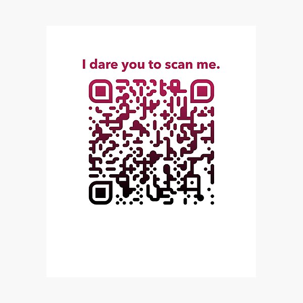 Item preview, I dare you to scan me. designed and sold by CocoAndMore.