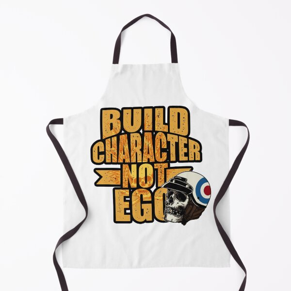 Item preview, Build Character not Ego - Biker Skull designed and sold by arendbotha.