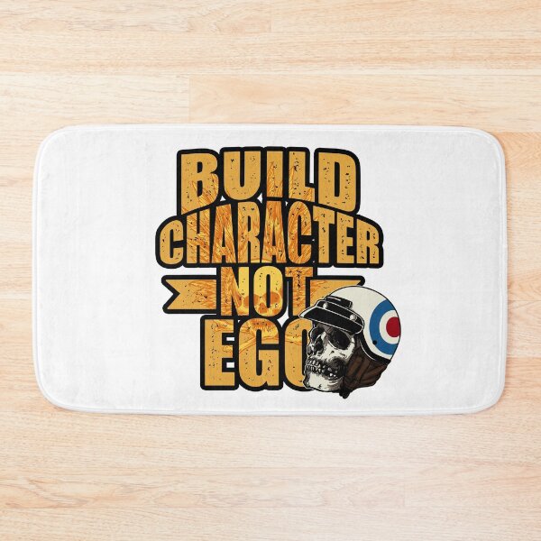 Item preview, Build Character not Ego - Biker Skull designed and sold by arendbotha.