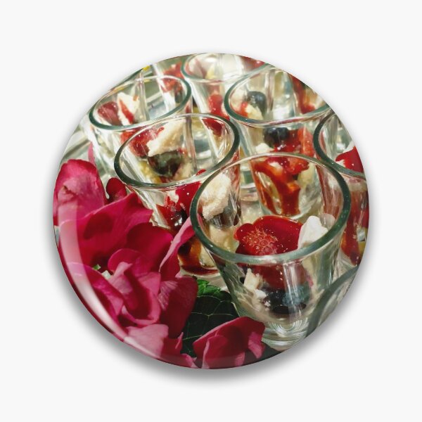 Item preview, Berries and Meringue so a classic eton mess in shotglasses designed and sold by PhotoCDesign.
