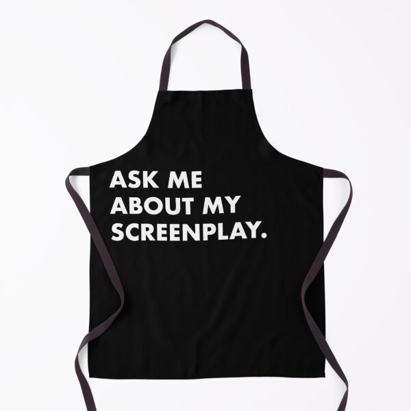 Item preview, Ask Me About My Screenplay - White designed and sold by scriptblast.