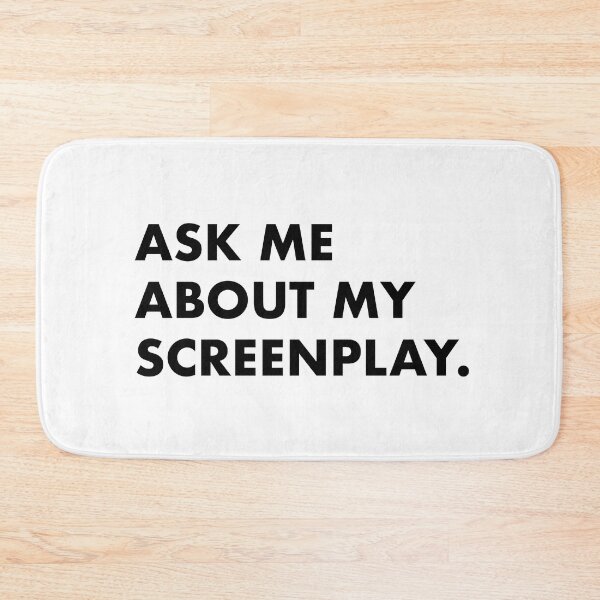 Item preview, Ask Me About My Screenplay designed and sold by scriptblast.