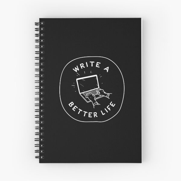 Item preview, Write a Better Life (Handrawn Circle) - White designed and sold by scriptblast.