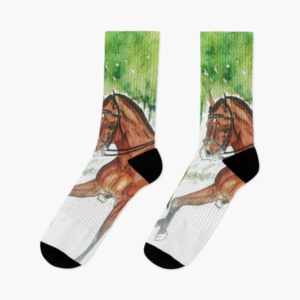 Artikelvorschau, Cavarly Offizier auf seinem Pferd Aquarell entworfen und verkauft von horseaddicted.