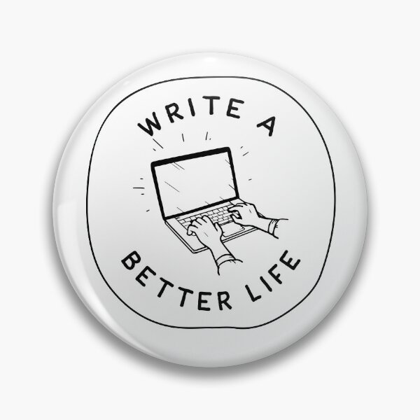 Item preview, Write a Better Life (Handrawn Circle) designed and sold by scriptblast.