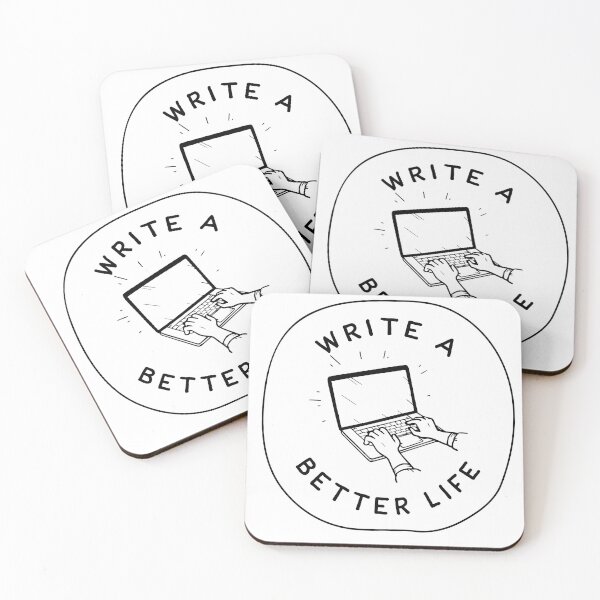 Item preview, Write a Better Life (Handrawn Circle) designed and sold by scriptblast.