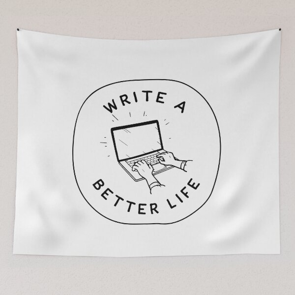 Item preview, Write a Better Life (Handrawn Circle) designed and sold by scriptblast.