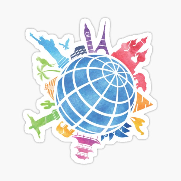Item preview, Landmarks around the World designed and sold by kisikoida.