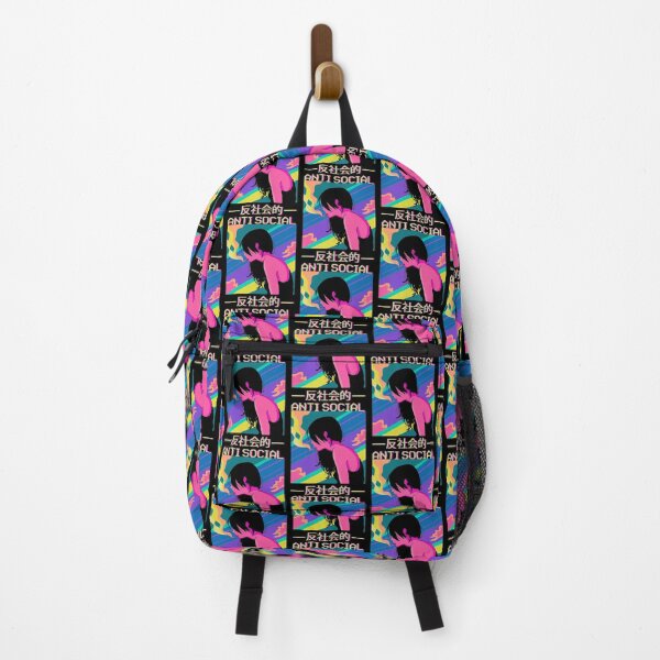 Item preview, Antisocial Anime Girl Japanese Vaporwave Aesthetic designed and sold by ElishaMeadows78.