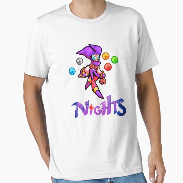 SEGA NiGHTS Tシャツ NiGHTS - ナイツ パッケージデザイン BIGシルエットTシャツ/ユニ
