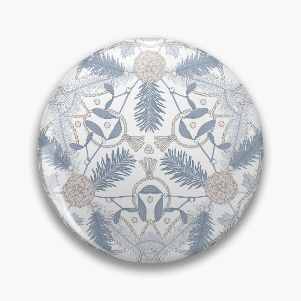 Item preview, Winter Evergreens Illustration on White  designed and sold by karolfuldesigns.