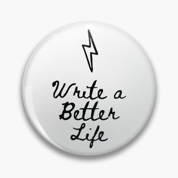 Item preview, Write a Better Life (Lightning Bolt) designed and sold by scriptblast.