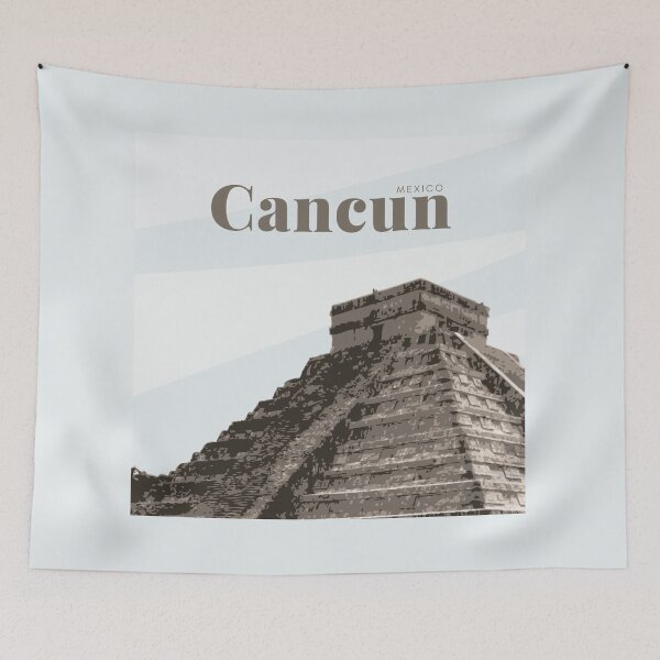 Item preview, Mayan Pyramid Cancun Mexico designed and sold by TheJoeyStudio.