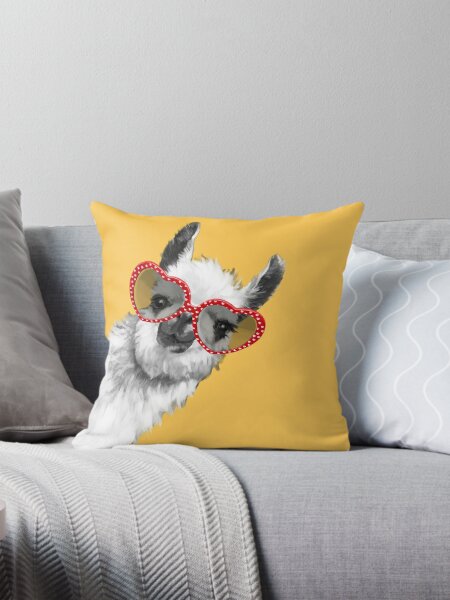 Llama Pillows & Cushions for Sale | Redbubble