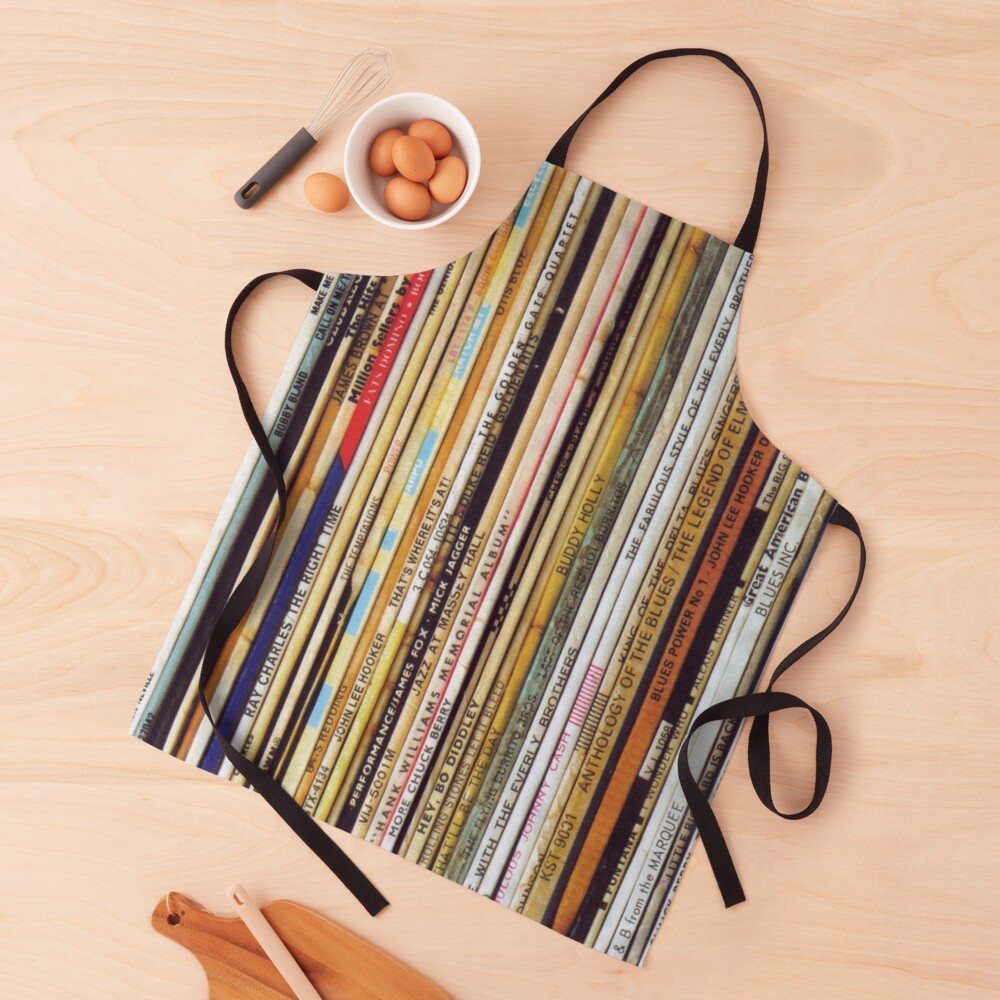 Vinyl records Apron