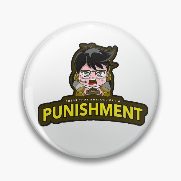 Item preview, Press that button, get a Punishment (gaming nerd) designed and sold by HamiltonmagicTs.