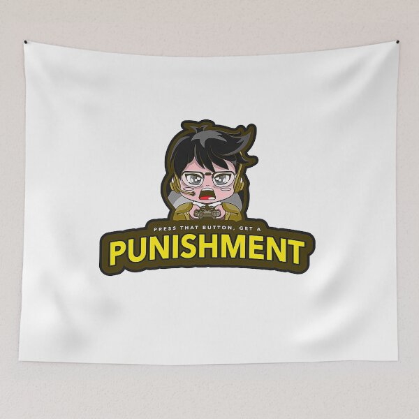 Item preview, Press that button, get a Punishment (gaming nerd) designed and sold by HamiltonmagicTs.