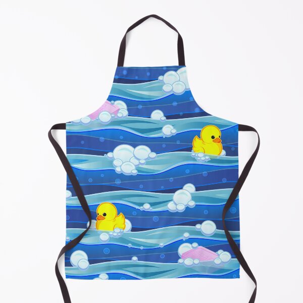 Item preview, Rubber Ducky Bath Time Bubbles seamless pattern designed and sold by Michael Pulley.