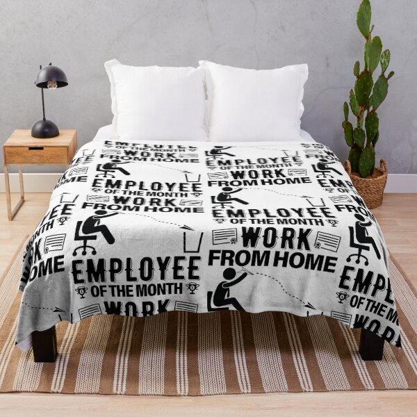 Item preview, Work From Home Employee Of The Month Employed designed and sold by GravitiTees.