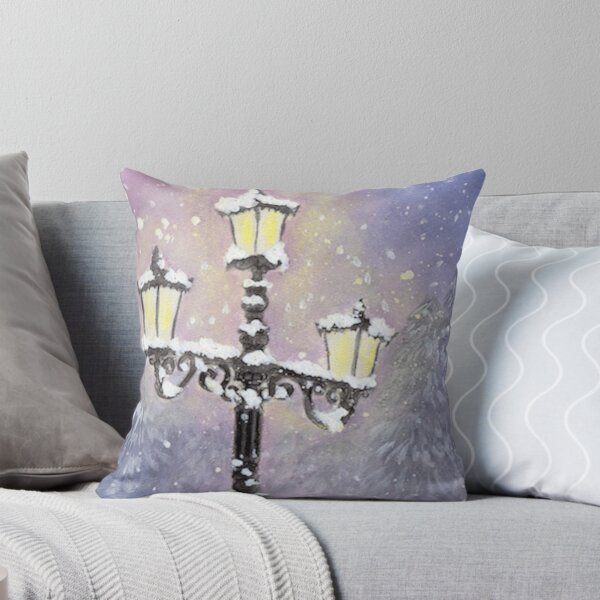 Aperçu de l'œuvre Lamp Post in Purple créée et vendue par Jen Hallbrown.