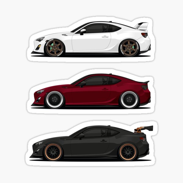 "Toyota GT86" Sticker by msartwork Redbubble