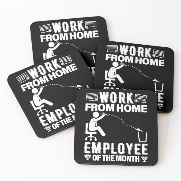 Item preview, Work From Home Employee Of The Month Livelihood designed and sold by GravitiTees.