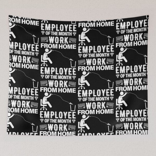 Item preview, Work From Home Employee Of The Month Livelihood designed and sold by GravitiTees.