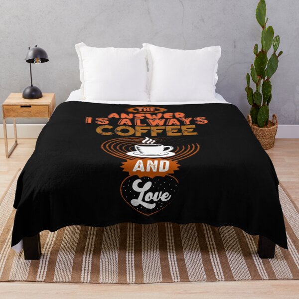 Item preview, The answer is always coffee and luve  designed and sold by shinoshop.