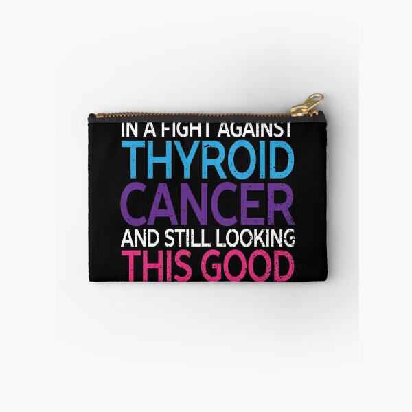 Item preview, Distressed Retro Vintage Thyroid Cancer Fight designed and sold by jcorres.