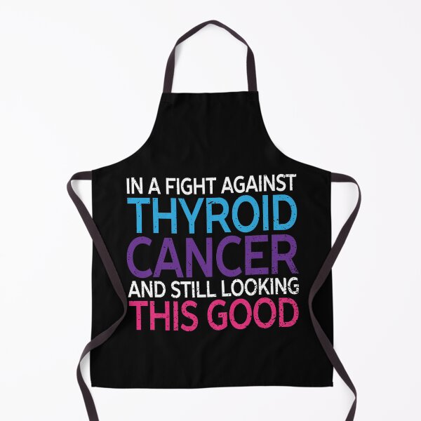 Item preview, Distressed Retro Vintage Thyroid Cancer Fight designed and sold by jcorres.
