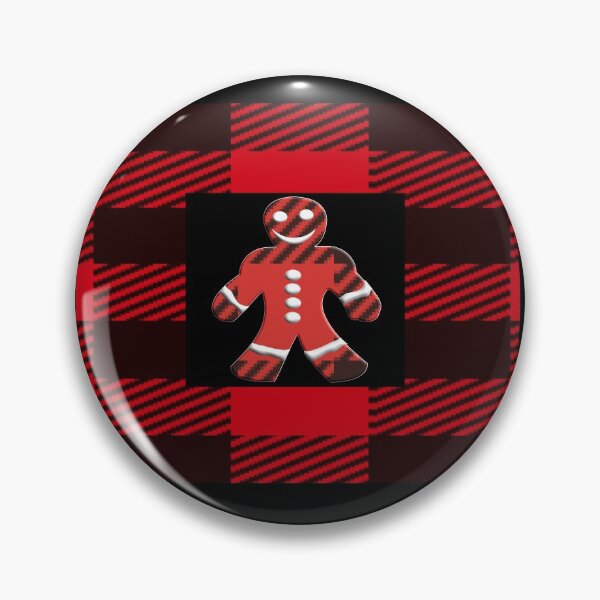 Item preview, CHECKERED PLAID LINE PATTERN WITH A GINGERMAN designed and sold by Ralek.