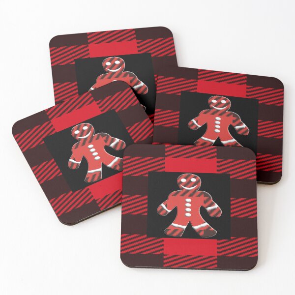 Item preview, CHECKERED PLAID LINE PATTERN WITH A GINGERMAN designed and sold by Ralek.