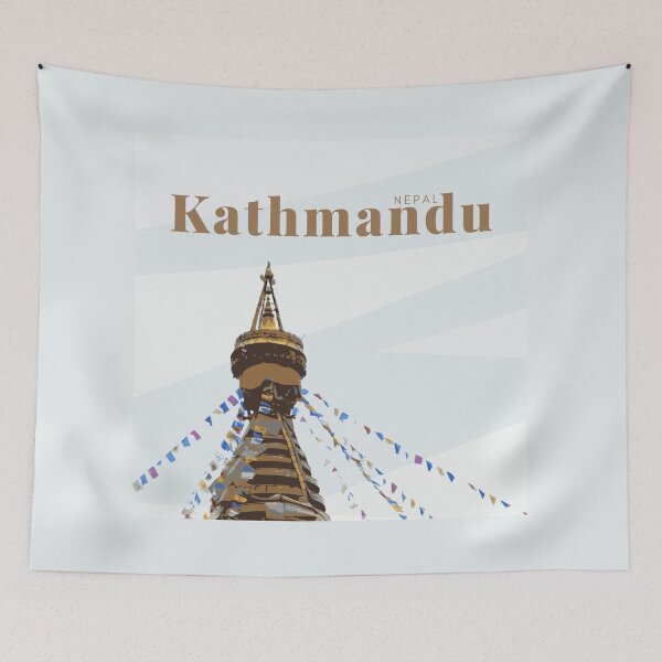 Artikelvorschau, Swayambhunath Stupa Kathmandu Nepal entworfen und verkauft von TheJoeyStudio.