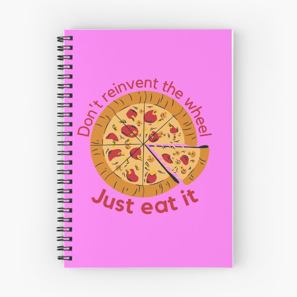 Artikelvorschau, Pizzaliebhaber zeichnen lustiges Radzitat entworfen und verkauft von HeNek Designs.
