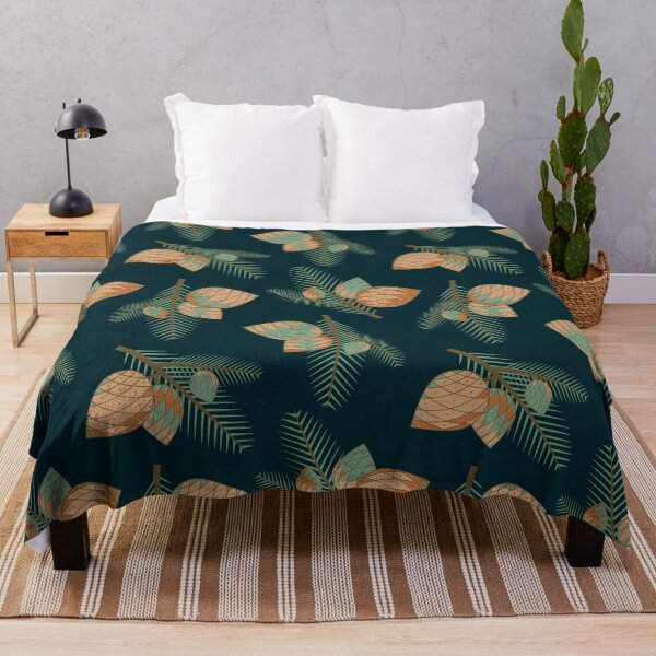 Item preview, Winter Pine Cones Pattern designed and sold by lanolga.