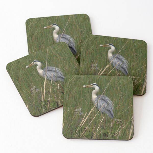 Item preview, Grey Heron Eating a Fish designed and sold by Mike Ashley.