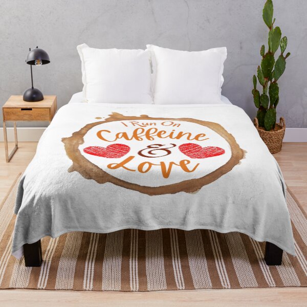 Item preview, I Run On Caffeine And Love designed and sold by Joy Poddar.