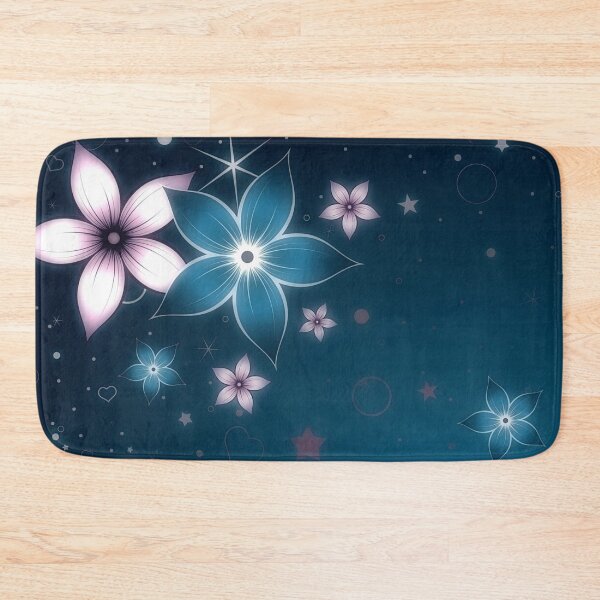 Item preview,  side by side drawing of pink and financial lilac flowers designed and sold by 42youbest.